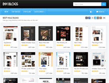 Tablet Screenshot of bestmaleblogs.com